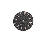 HKVTVCYPYA Quadrante dell'orologio da 28,5 mm Quadrante con superficie strutturata Accessori luminosi verdi compatibili con il movimento NH35(Rose Black)
