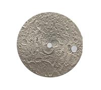 HKVTVCYPYA Quadrante dell'orologio da 28,5 mm Superficie con struttura lunare con spazio for data singola Sostituisci gli accessori compatibili con il movimento NH35 NH36(Light gray)