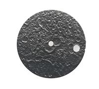 HKVTVCYPYA Quadrante dell'orologio da 28,5 mm Superficie con struttura lunare con spazio for data singola Sostituisci gli accessori compatibili con il movimento NH35 NH36(Svart)