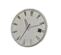 HKVTVCYPYA Quadrante dell'orologio da 33,5 mm + lancette con struttura in betulla bianca con data singola. Sostituisci gli accessori compatibili con il movimento NH35(White)