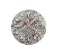 HKVTVCYPYA Quadrante for orologio da 29 mm con lancette blu meteorite compatibili con il movimento automatico ETA2836/2824. Accessori mod.(A3 Red Second Hand)