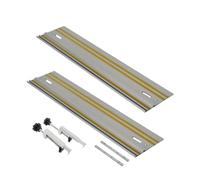 HKVTVCYPYA Set di giunzione universale for guide di scorrimento da 2 pezzi e morsetto ad angolo retto for guida parallela for sega circolare(2 Pack 600mm B)