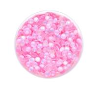 HKVTVCYPYA SS6-SS30 Mocha Opal Coral Reef Flatback Vetro Strass Non Hotfix Cristalli Pietre Strass 3D Gemme for unghie(MO Lt Pink-SS6-1440Pcs)