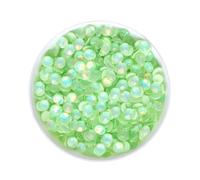 HKVTVCYPYA SS6-SS30 Mocha Opal Coral Reef Flatback Vetro Strass Non Hotfix Cristalli Pietre Strass 3D Gemme for unghie(MO Lt Green-SS8-1440Pcs)