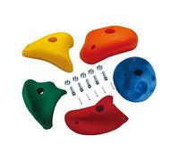 HKWFKAWA 5 pezzi per arrampicata su roccia colorate per arrampicata parco giochi all'aperto interno grande