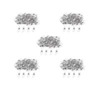 HKWFKAWA 5 set da 100 pezzi di girelle da pesca a scatto di sicurezza a scatto 2,5 x 0,7 cm