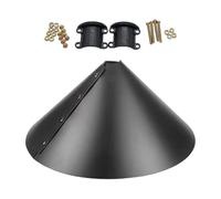 HKWFKAWA Deflettore pieghevole in plastica con accessorio per giardino, patio, diametro 40,6 cm