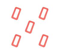 HKWFKAWA Set di 5 protezioni professionali per pinne da surf, 27,5 x 14,7 cm, colore rosso