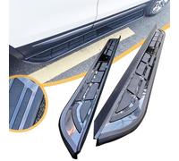 HKX - Set di 2 accessori per pedane laterali per Chery JAECOO 7 J7 SHS 2024 2025, in alluminio nero (con staffa)