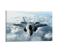 HKXXMTQMM Arma militare F-35 Lightning II - The 5th Generation Air Dominance - Decorazione murale da appendere, design decorativo 50 x 75 cm
