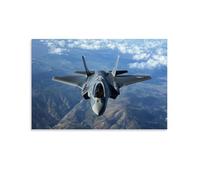 HKXXMTQMM Arma militare F-35 Lightning II - The 5th Generation Air Dominance - Decorazione murale da appendere, design decorativo 50 x 75 cm