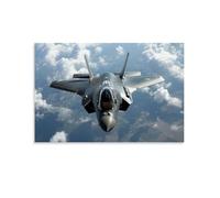 HKXXMTQMM Arma militare F-35 Lightning II - The Future of Aerial Dominance Contemporary Wall Art - Decorazione murale decorativa 50 x 75 cm