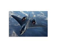 HKXXMTQMM Arma militare SR-71 Blackbird - The Legendary Mach 3 Reconnaissance arte da parete contemporanea - Decorazione murale design 50 x 75 cm