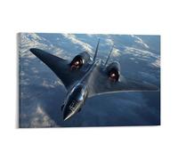 HKXXMTQMM Arma militare SR-71 Blackbird - The Legendary Mach 3 Reconnaissance arte da parete contemporanea - Decorazione murale design 50 x 75 cm