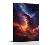 HKXXMTQMM Nebulosa celeste - Il velo della creazione cosmica contemporanea da appendere - Decorazione murale design 30 x 45 cm