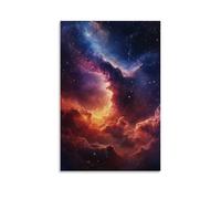 HKXXMTQMM Nebulosa celeste - Il velo della creazione cosmica contemporanea da appendere - Decorazione murale design 60 x 90 cm
