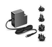 HKY 45W USB C Caricatore per Controllatore DJ Pioneer DDJ-FLX4 DDJ-REV5 DDJ-GRV6 DDJ-FLX2, Rekordbox/Serato/Djay, per Surface Laptop Book 2 Book 3 Surface Go Profi cm X Pro 8 con 4 Spine Adattatore