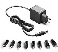 HKY Alimentatore da AC a DC 5 V 3 A, spina 5,5 mm x 2,1 mm, Plug EU, per scanner Brother ADS-1800 W, per avvitatore a batteria piccolo 5,25 V 3 A