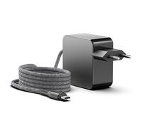 HKY Alimentatore di rete USB C GaN da 45 W per ULANZI MA30 VL100C LED luce video treppiede luce per iPhone cellulare iPad, mini treppiede in alluminio pieghevole tasche supporto per mani illuminazione