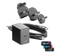 HKY Caricatore Rapido USB C da 65W per Nintendo Switch 2, Alimenta in Modalità TV, Mini GaN Alimentatore per Switch OLED/Steam Deck/ROG Ally/Console Switch/Samsung Dex Caricabatterie Adattatore Type C