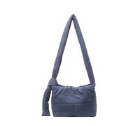 HKYBCF Borsa a tracolla Puffer Borsa a tracolla trapuntata con in tinta unita, grande capacità, imbottita in cotone e piumino(Blue)