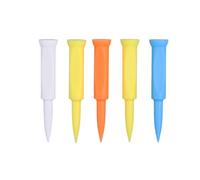 HKYBCF Tee da Golf Tee da Golf 5 Pezzi Tipo Corno Materiale plastico Punta a Basso attrito Lato Piatto for Una Presa Facile Accessorio Stabile