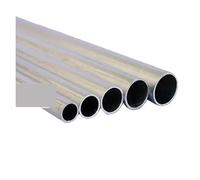 HKYBCF Tubi in Alluminio Tubo in Alluminio da 2-5 Pezzi, Spessore 1 mm, Diametro Esterno 21-40 mm, Dritto, Lungo 300 mm, Tondo, in Lega di Alluminio 6063(5 Pieces,300MM_OD 32 X ID 30MM)