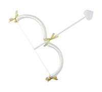 HKYFNNBW - Set per Halloween, San Valentino, angelo Cupido, arco e freccia, per feste per adulti e adolescenti, travestimenti per coppie, costumi da Cupido, accessori per foto (bianco 1, taglia unica)