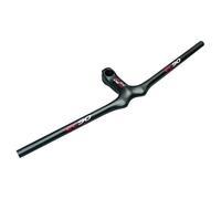 HKYMBM Carbon MTB Manubrio, 3K Fibra del Carbonio Integrato della Bici di Montagna della Maniglia Diritta 660/680/700/720 con Il Gambo 90/100 / 110MM,100 * 720