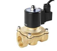 HKYPCOKVK Elettrovalvola a solenoide in Ottone Impermeabile da 1 "Normalmente Chiusa Elettrovalvole a Fontana for Subacquea 220V 110V 24V 12V 24v(Bsp-120vac-epdm-seal)