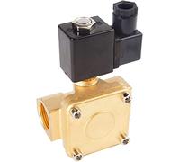 HKYPCOKVK Elettrovalvola elettrica 1/4 3/8 1/2 3/4 1 Pollice ad Alta Pressione normalmente Chiusa pneumatica for Acqua Olio Aria 12V 24V 220V 110V utile(5V,DN15)