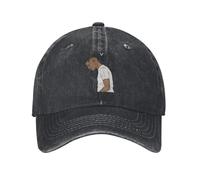 HKYTEEXP Lavaggio del Cotone ze Corleone 667 Ispirato agli Anime Bianco Carattere Stampa Cappello Denim Berretto Leggero Femminile Berretto da Baseball da Donna ventilare