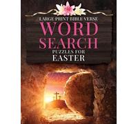 Hl Kinney Large Print Bible Verse Word Search Puzzles for Easter (Tascabile)