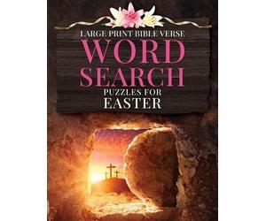 Hl Kinney Large Print Bible Verse Word Search Puzzles for Easter (Tascabile)