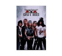 hlacr Poster con motivo Guns & N' Roses American Hard Rock Band, retrò, poster artistico da parete su tela, decorazione artistica da parete per soggiorno e camera da letto, 20 x 30 cm