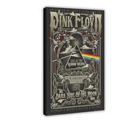 hlacr Poster della band Pink Floyd su tela, decorazione artistica da parete per soggiorno e camera da letto, 30 x 45 cm