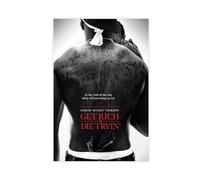 hlacr Poster su tela del film Get Rich Or Die Tryin' decorazione per camera da letto, ufficio, camera da letto, regalo, 30 x 45 cm