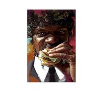 hlacr Poster su tela del film Jules Winnfield, Samuel L Jackson, Pulp Fiction, decorazione per camera da letto, ufficio, stanza, regalo, 30 x 45 cm