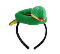 Hlagmix Fascia per capelli in peluche serpente, fasce per capelli alla moda per donna | Fasce per capelli leggere a forma di serpente Fascia per capelli per costume da serpente | per capelli