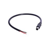 HLBEST Connettore a spina 18AWG Cavo di alimentazione trecce 6,5 mm x 4,4 mm Spina maschio a filo nudo estremità aperta barili adattatore di alimentazione cavo di riparazione
