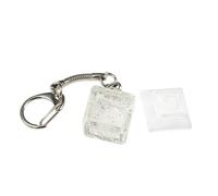HLBEST Interruttori Tester Portachiavi Trasparente Ciondolo Con DSA Keycap Per Testare Tastiera Meccanica Interruttori Giocattolo Stress Relief