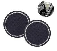 HLBLLRUXT 2 Pezzi sottobicchieri Auto, per Benz A-Class A160 W169 A150 W169 A170 W169 A170 Incasso sottobicchieri Auto portabicchieri Decorazione Accessori Antiscivolo Sottobicchieri