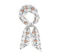 HLBSDM Appendice Cancro Fede Appendice Consapevolezza sul cancro Supporto Sciarpa lunga a strisce leggere e sottili per donna Sciarpa da collo versatile e alla moda per l'uso quotidiano
