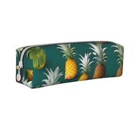 HLBSDM Astuccio portapenne con cerniera in pelle Tropical Fruit Paradise con grande capacità, resistente e comodo da trasportare