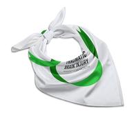 HLBSDM Bandana per il mese della consapevolezza delle lesioni cerebrali traumatiche per uomo e donna, fascia per capelli, sciarpa, sciarpa quadrata per il collo, polsino, turbante