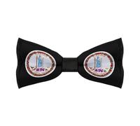 HLBSDM Bandiera dello Stato della Virginia, comodi papillon da uomo, regolabili e pre-annodati, per matrimoni, feste, affari, tutti i giorni