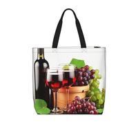 HLBSDM Bolso de mano para mujer, con diseño de animales de Guinea y palomitas de maíz, con cremallera, de gran capacidad, reutilizable.