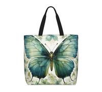 HLBSDM Bolso de mano para mujer, diseño de nubes, con cremallera, de gran capacidad, reutilizable, para supermercado