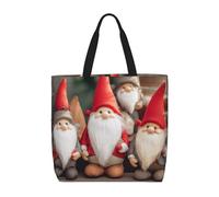 HLBSDM Bolso de mano para mujer, estilo biblioteca, con cremallera, reutilizable, de gran capacidad