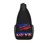 HLBSDM Borsa a tracolla Haiti Borse a spalla haitiane Borsa con bandiera Borsa a tracolla haitiana Zaino da giorno Borsa casual